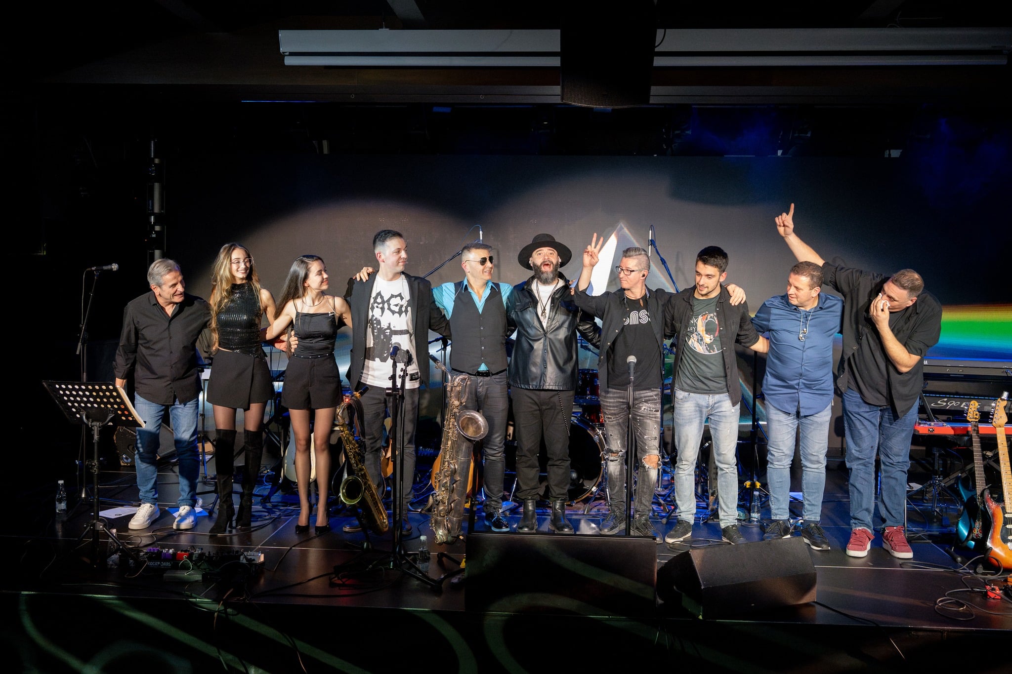 Саксофонист в BG Pink Floyd Tribute Mike Sax Sofia Live Club Joy station